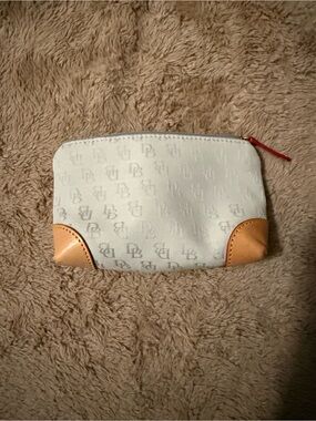 Dooney & Bourke Red Interior Cosmetic Pouch